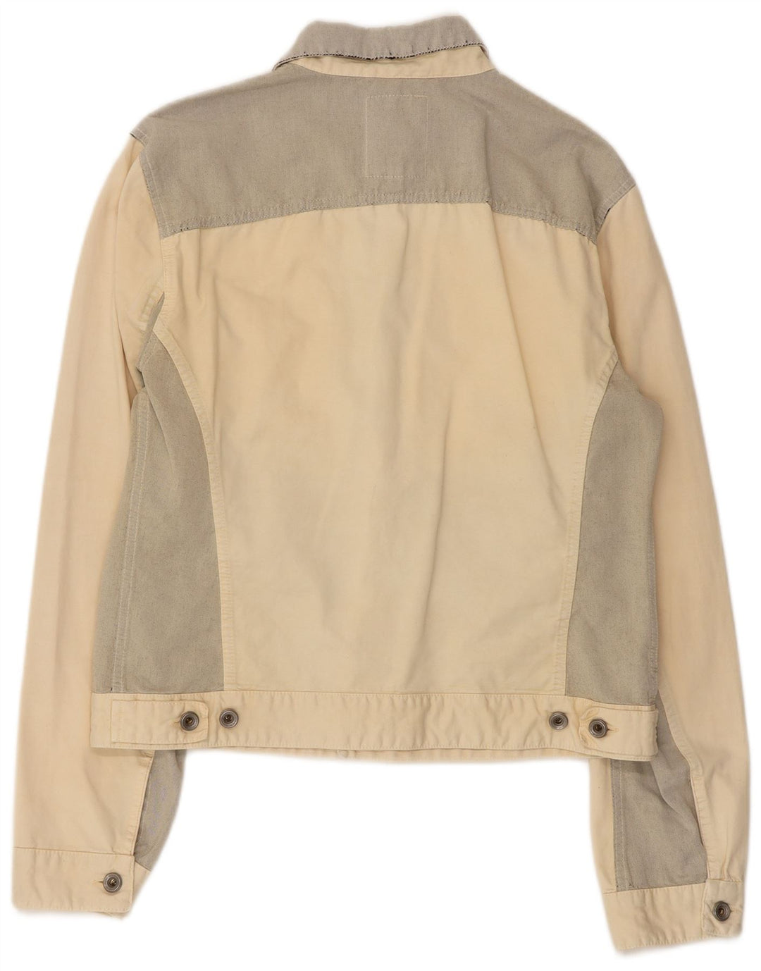 GAS Ženska traper jakna UK 18 XL Off White Colourblock