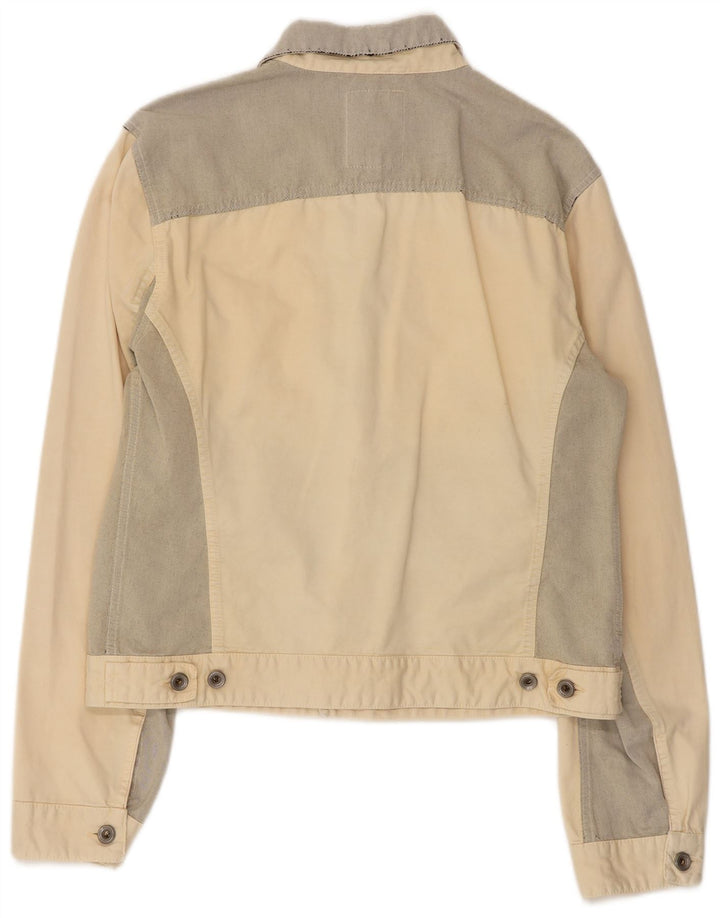 GAS Ženska traper jakna UK 18 XL Off White Colourblock