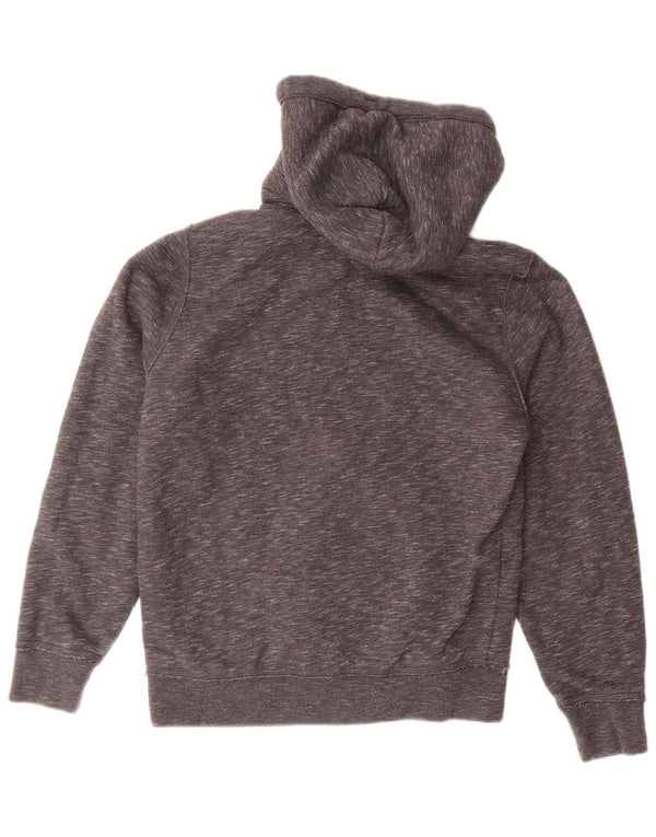 Hollister muška majica s kapuljačom s patentnim zatvaračem XS, sivi flekasti pamuk