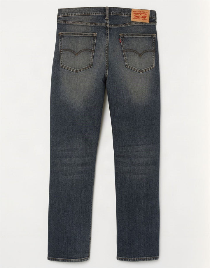 Levi's muške 514 ravne traperice W36 L32 plavi pamuk