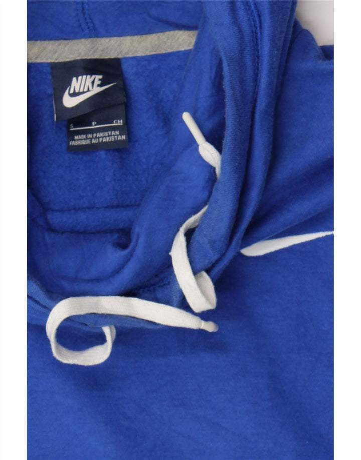 NIKE Mens Hoodie Jumper Small Blue Cotton Vintage Nike and Second-Hand Nike from Messina Hembry 