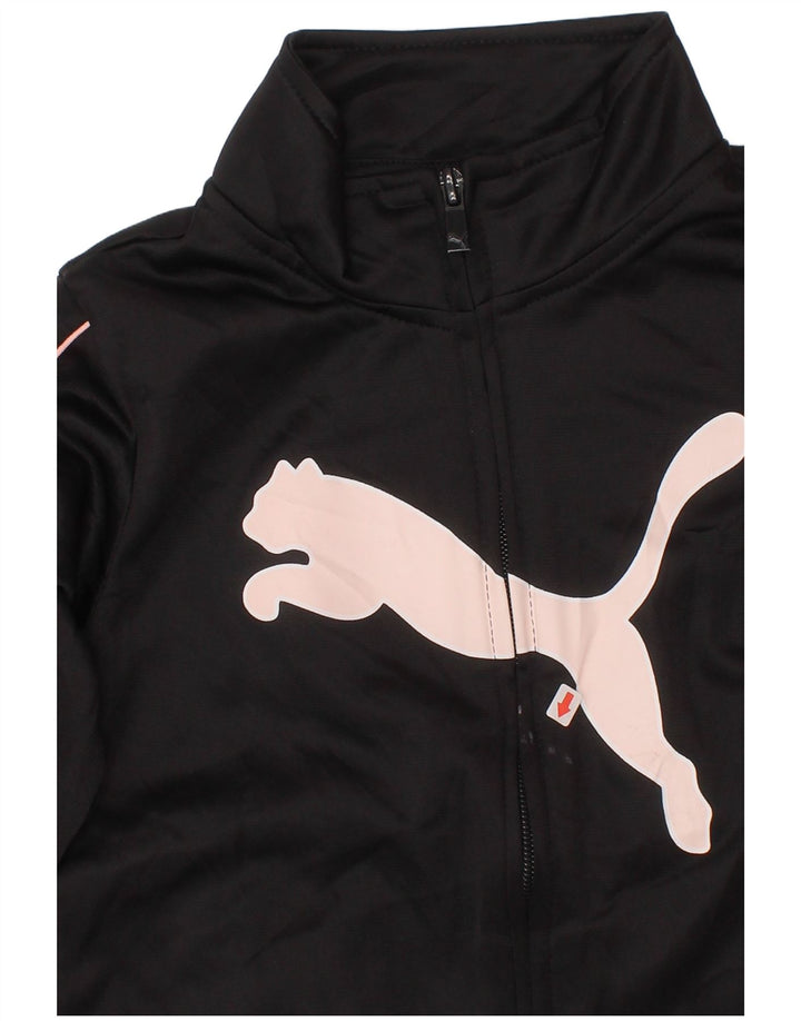 Puma Girls Graphic Gornja jakna trenirke 5-6 godina crna