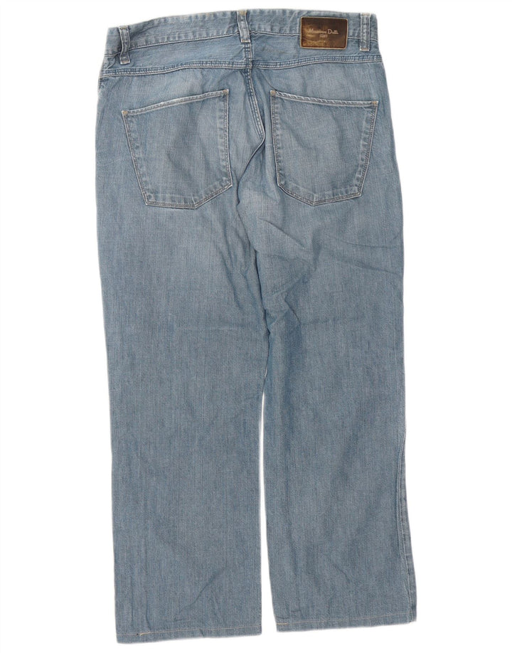 Ženske ravne traperice Massimo Dutti W34 L26 Plave