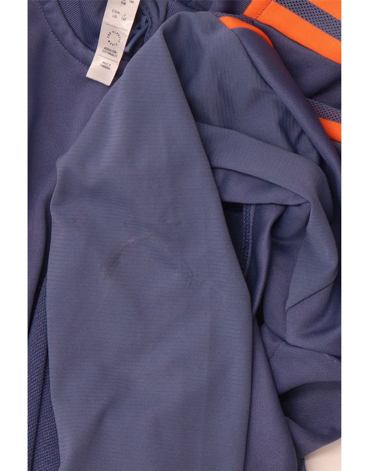 ADIDAS Boys Manchester United Pulover Trenirka Top 13-14 Years Blue