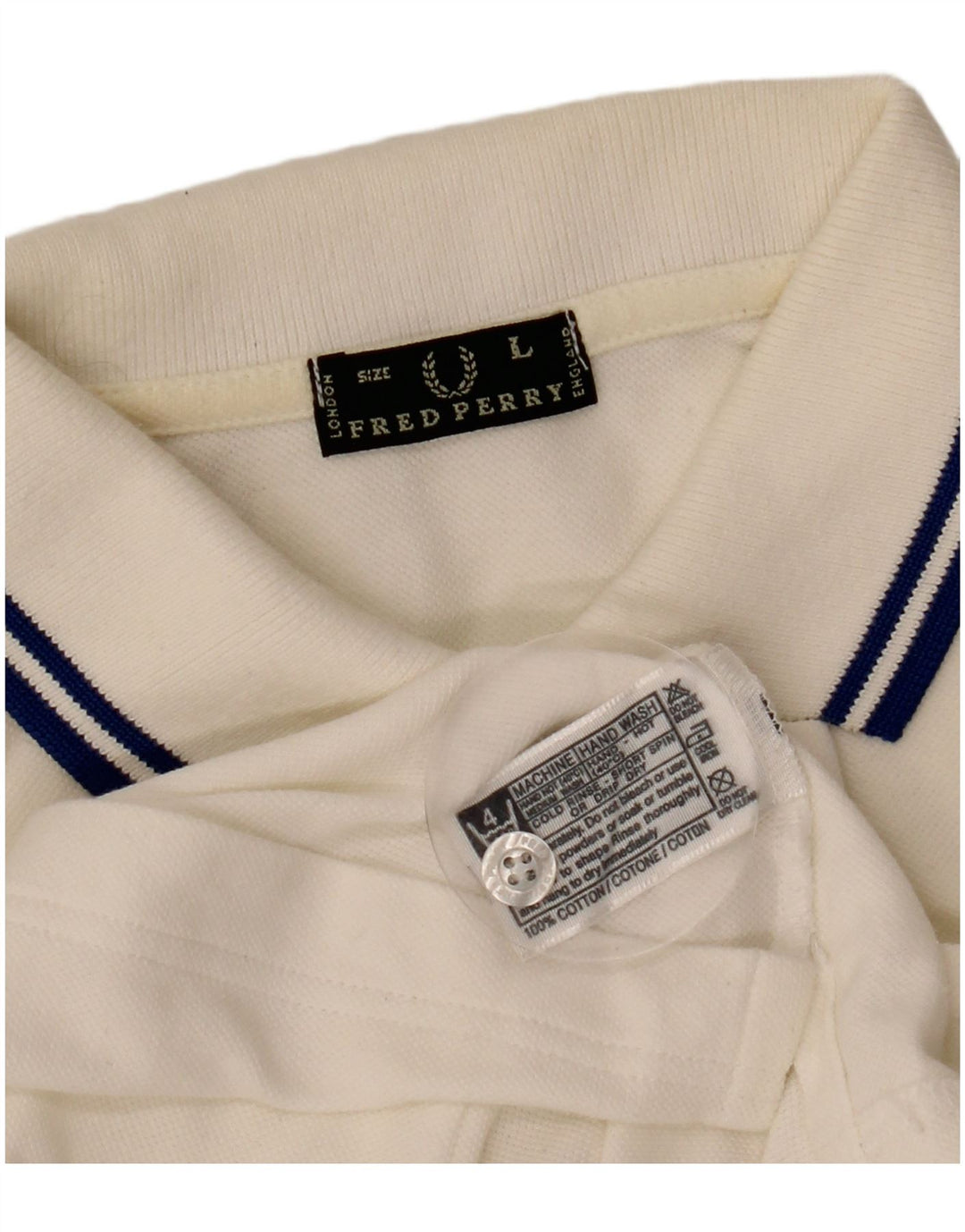 FRED PERRY Polo majica za djevojčice 11-12 godina, veliki bijeli pamuk