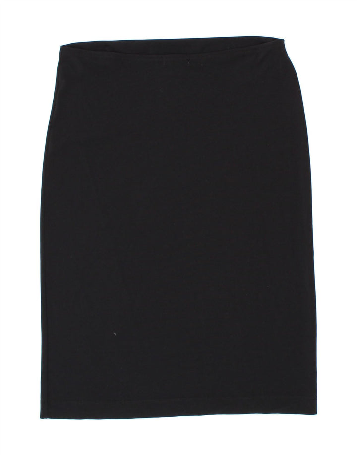 J. CREW Womens Petite Straight Skirt Small W30  Black Rayon Vintage J. Crew and Second-Hand J. Crew from Messina Hembry 