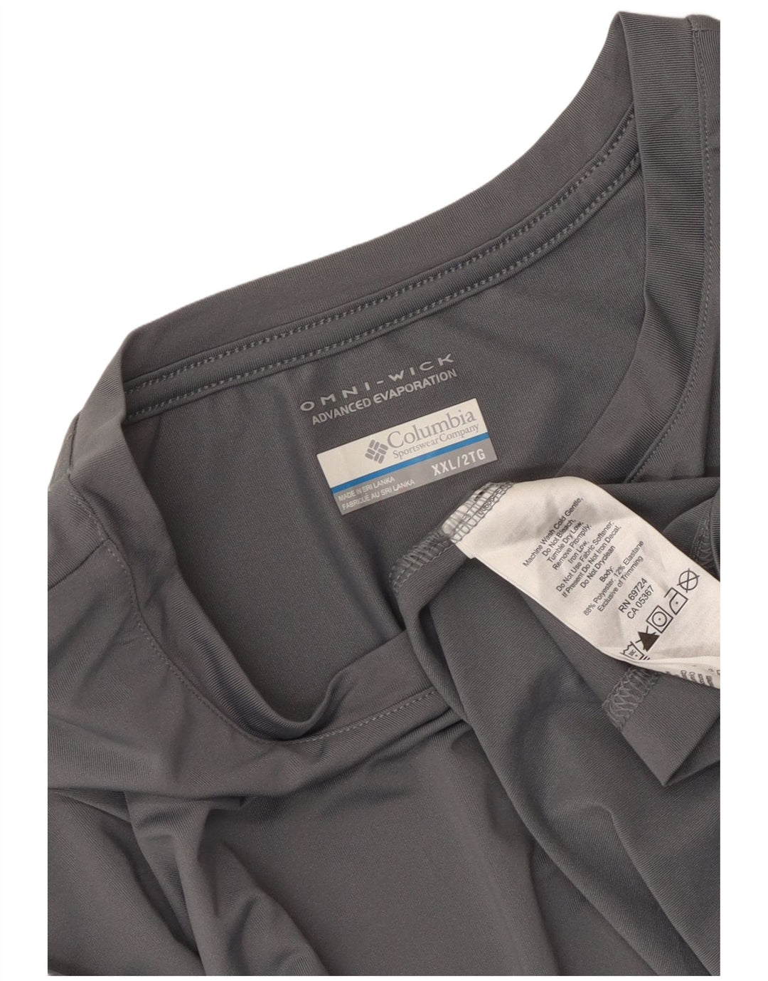 Columbia muška Omni-Wick majica dugih rukava 2XL sivi poliester