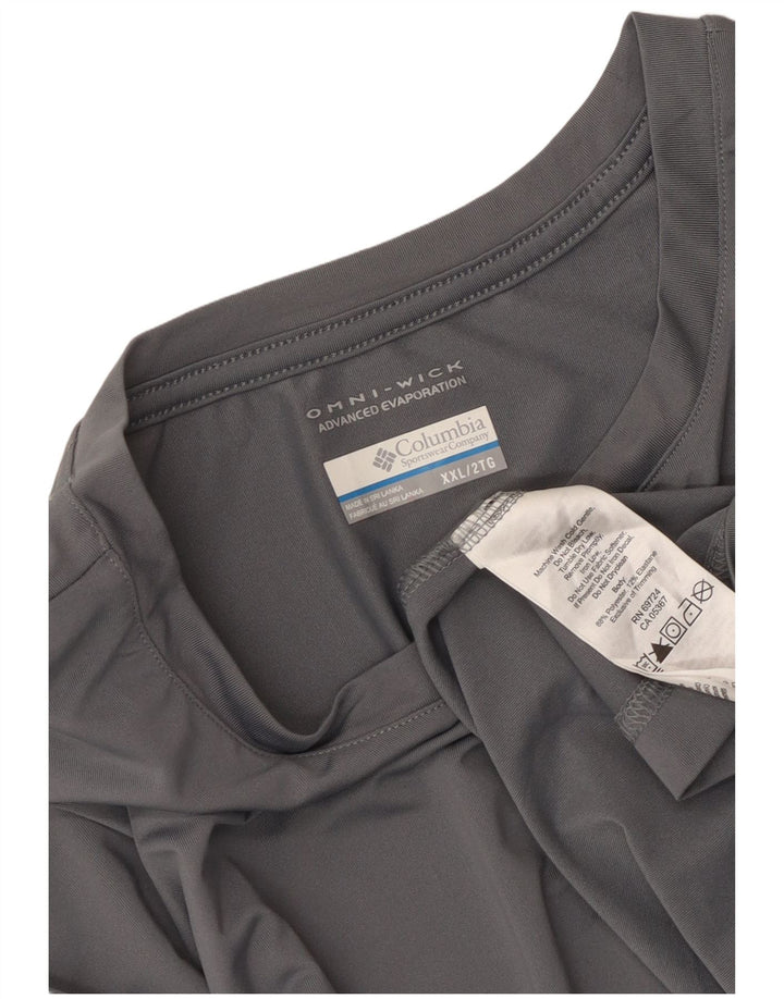 Columbia muška Omni-Wick majica dugih rukava 2XL sivi poliester