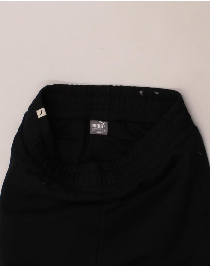 PUMA Womens Tracksuit Trousers UK 12 Medium  Black Cotton Vintage Puma and Second-Hand Puma from Messina Hembry 