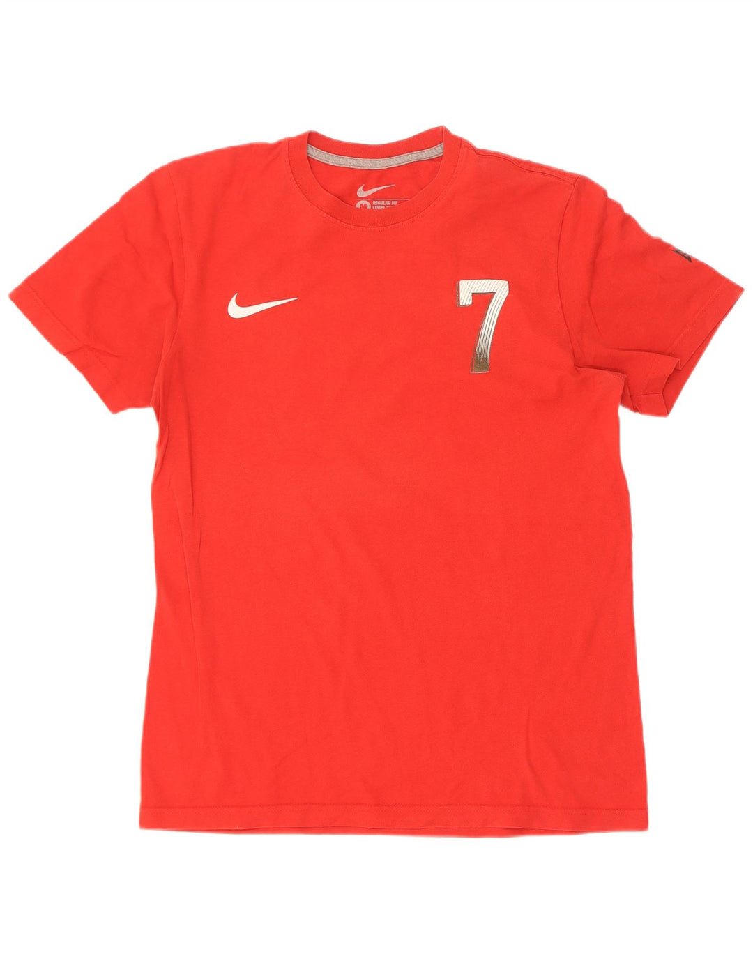 Nike muška majica kratkih rukava Cristiano Ronaldo Regular Fit Graphic T-Shirt srednje crvena