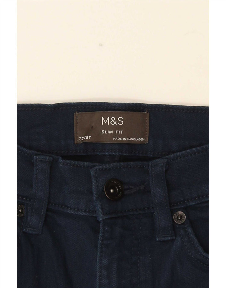 Marks & Spencer Muške uske traperice W32 L31 Plavi pamuk
