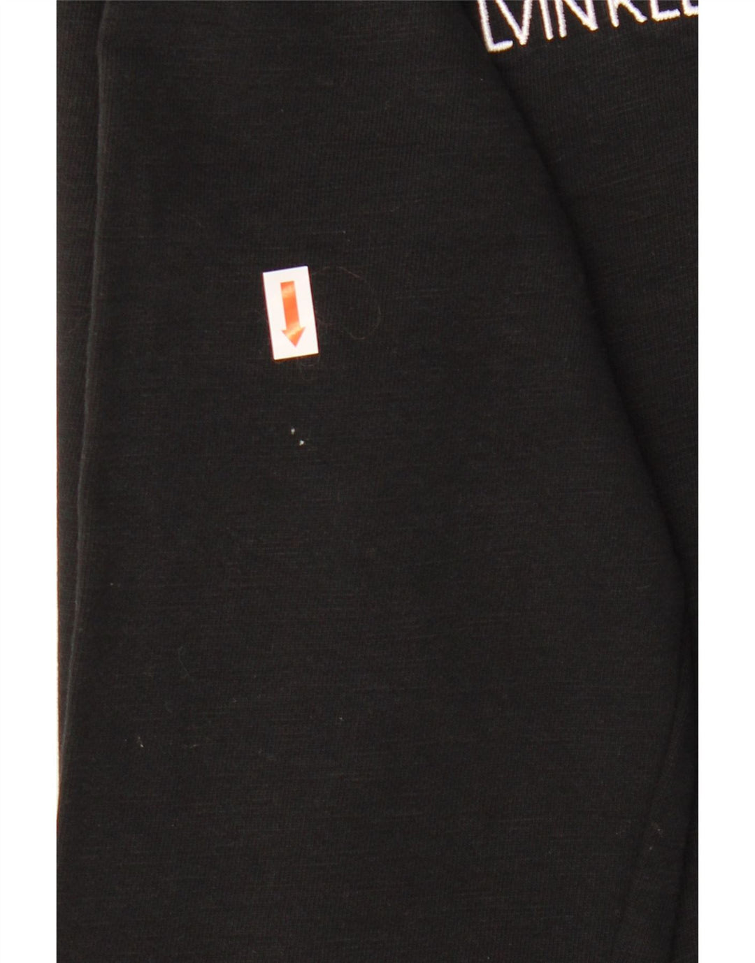 CALVIN KLEIN Džemper s motivom trenirke za dječake 15-16 godina, crni pamuk