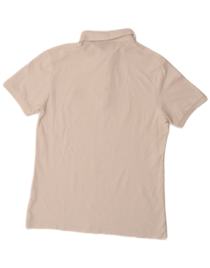 HUGO BOSS Muška uska polo majica Velika bijela pamučna majica