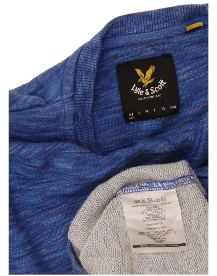 LYLE & SCOTT Ženska prekomjerna majica s kratkim rukavima UK 6 XS Plava točka