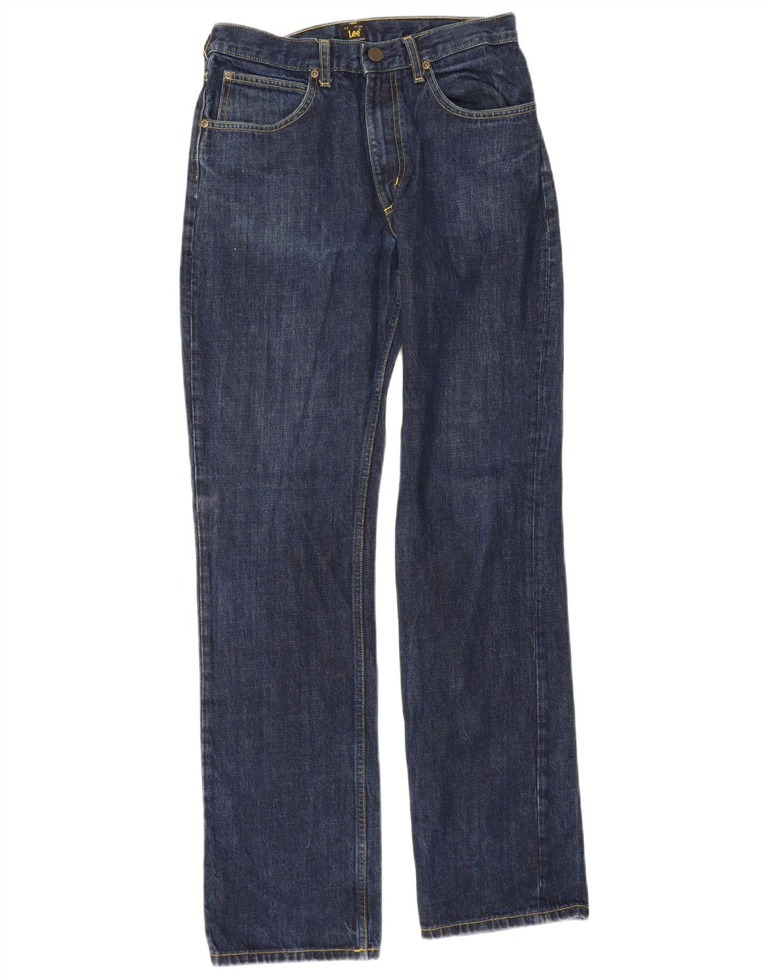 Lee Mens Brooklyn Straight Jeans W31 L34 Plavi pamuk