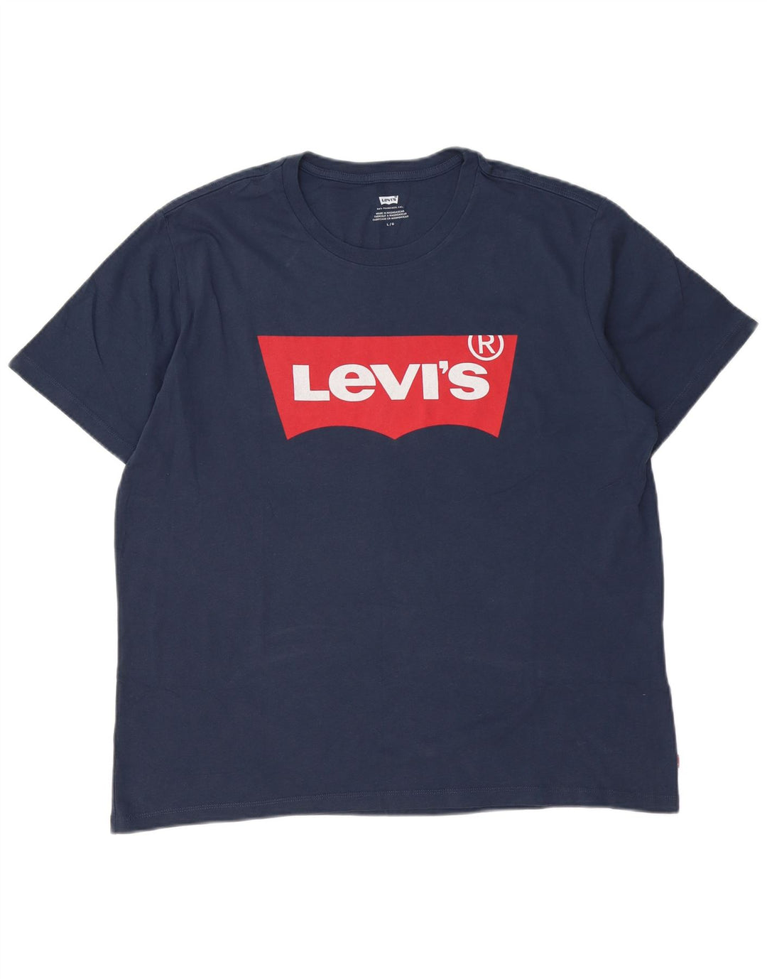 Levi's velika majica kratkih rukava s grafičkim motivima, tamnoplava
