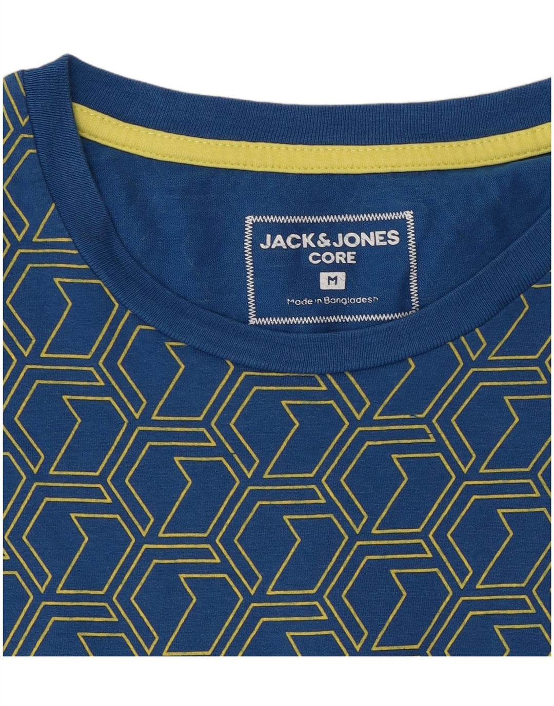Jack & Jones muška grafička majica kratkih rukava srednje plava geometrijska