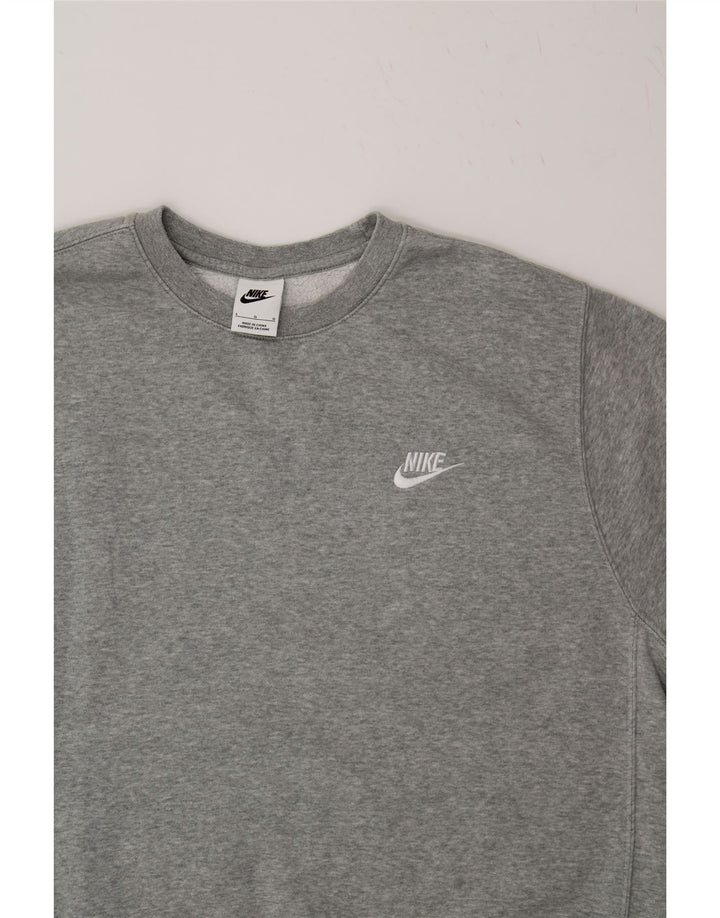 NIKE Muška majica s kratkim rukavima Veliki sivi pamuk