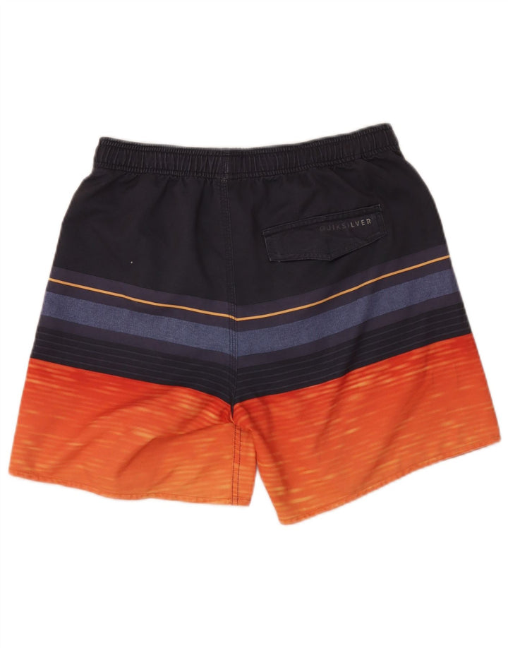 Quiksilver muške kratke hlače za kupanje s grafičkim motivima, srednje raznobojne pruge