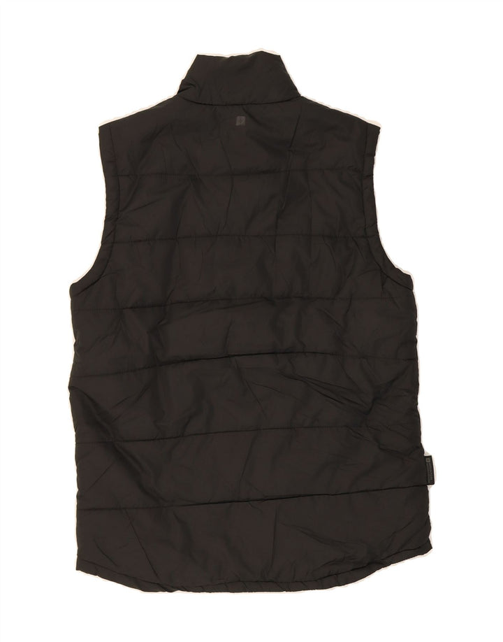 MOUNTAIN WAREHOUSE Mens Padded Gilet UK 36 Small Black Polyester Vintage Mountain Warehouse and Second-Hand Mountain Warehouse from Messina Hembry 