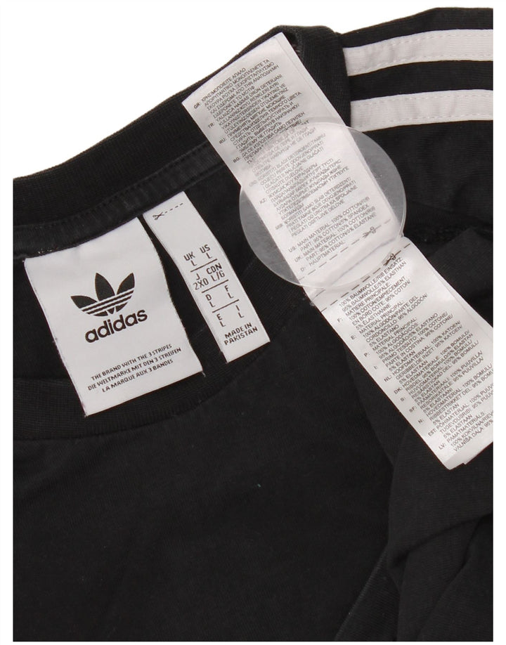 Adidas muška majica dugih rukava, veliki crni pamuk