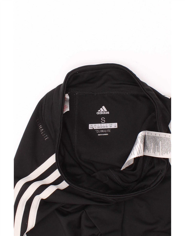 Male crne poliesterske tajice Adidas Climalite za djevojčice 9-10 godina