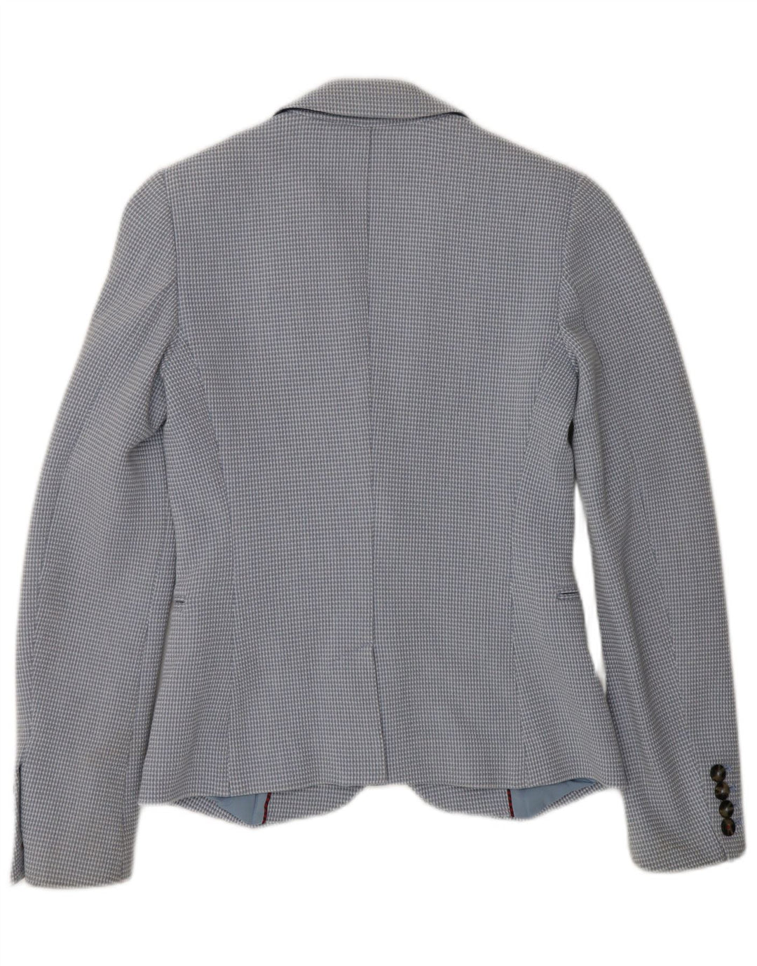 TOMMY HILFIGER Ženska jakna s 2 gumba US 2 XS plavi karirani pamuk