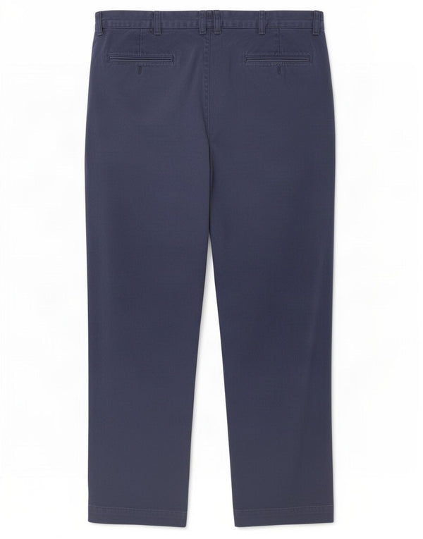 Polo Ralph Lauren muške ravne chino hlače W36 L32 tamnoplavi pamuk