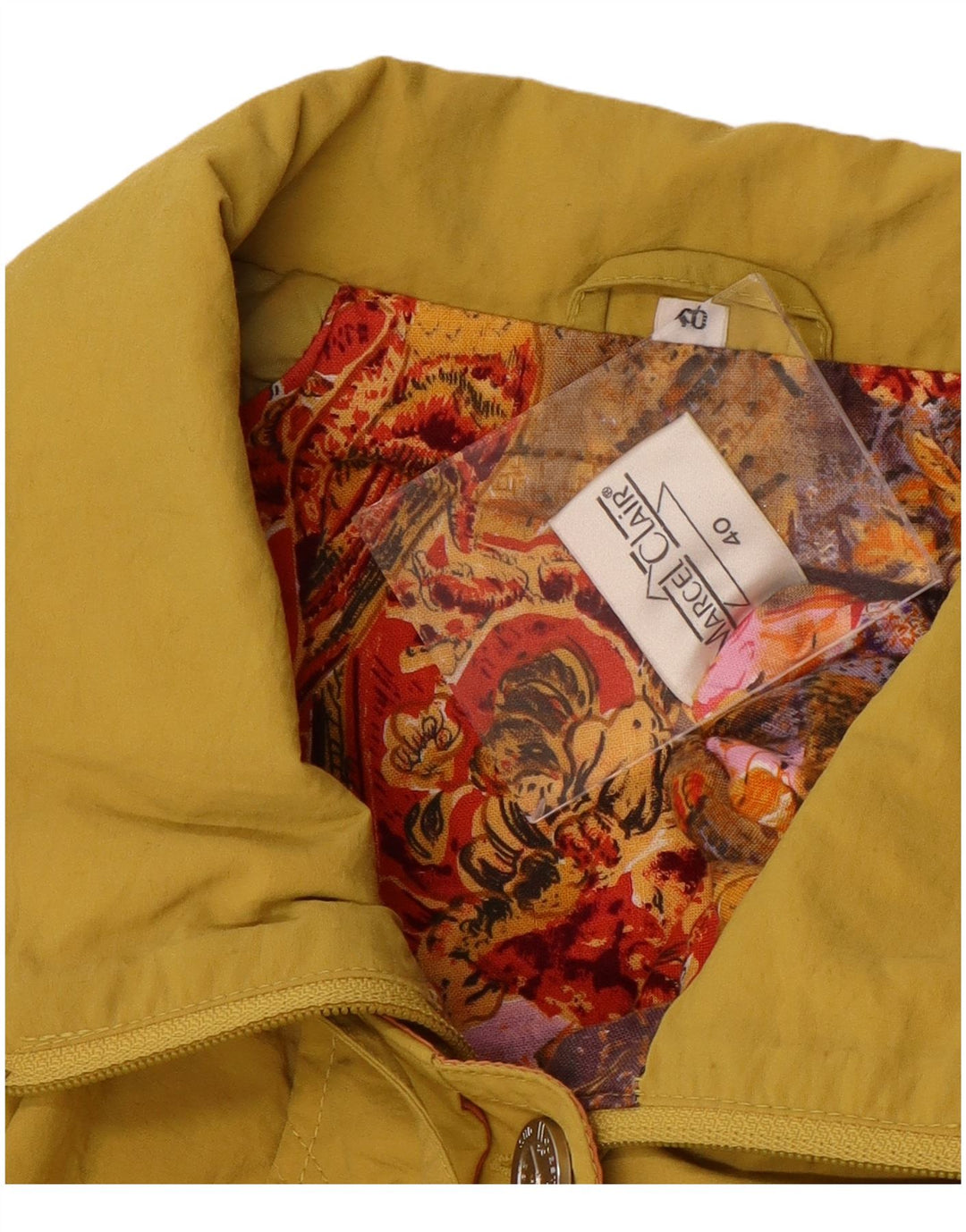 MARCEL CLAIR Ženska široka pomoćna jakna EU 40 Srednje žuti poliamid