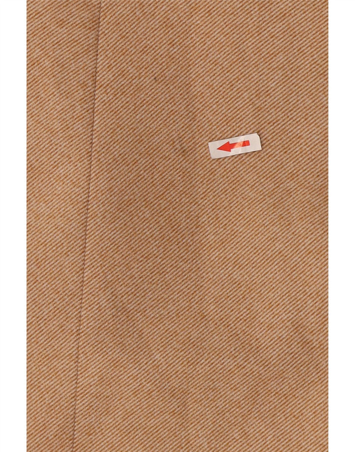 Zara ženski kaput s dvostrukim kopčanjem UK 14 srednje bež poliester