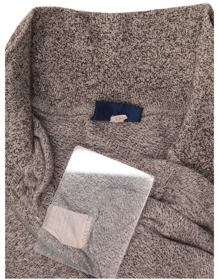 ASICS muška majica dugih rukava s izrezom i patentnim zatvaračem, siva