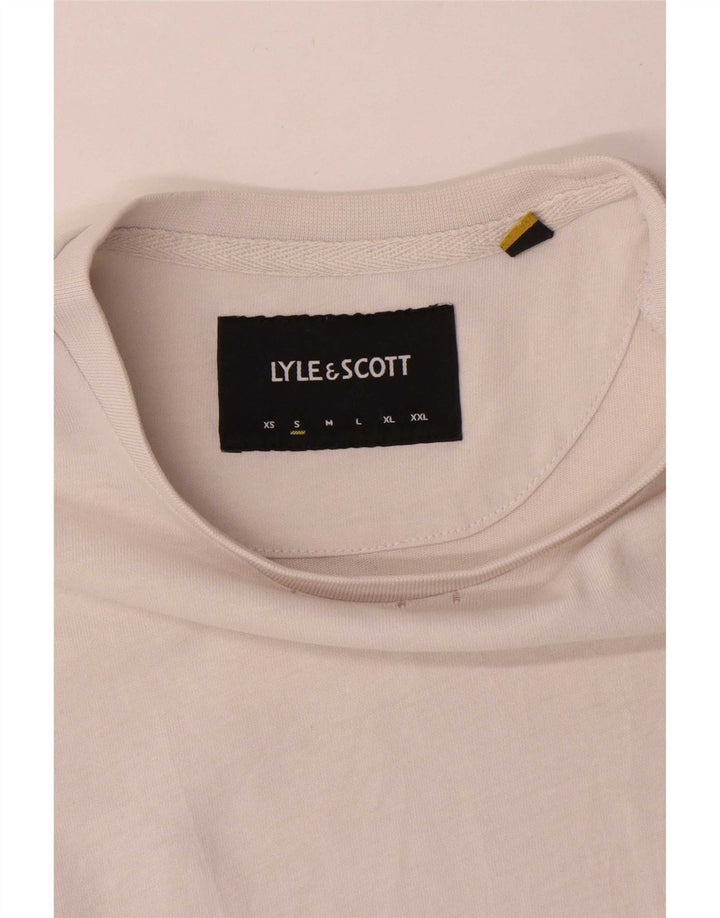 Lyle & Scott Muška majica kratkih rukava Mali bijeli pamuk