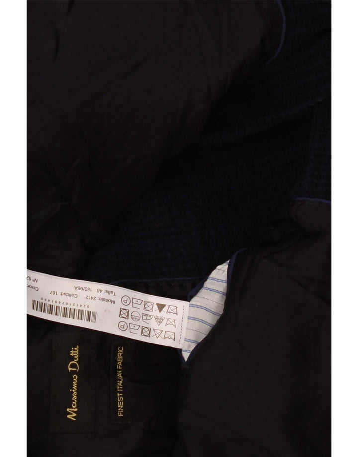 Massimo Dutti muški kaput EU 48 srednje mornarsko plave vunene zube