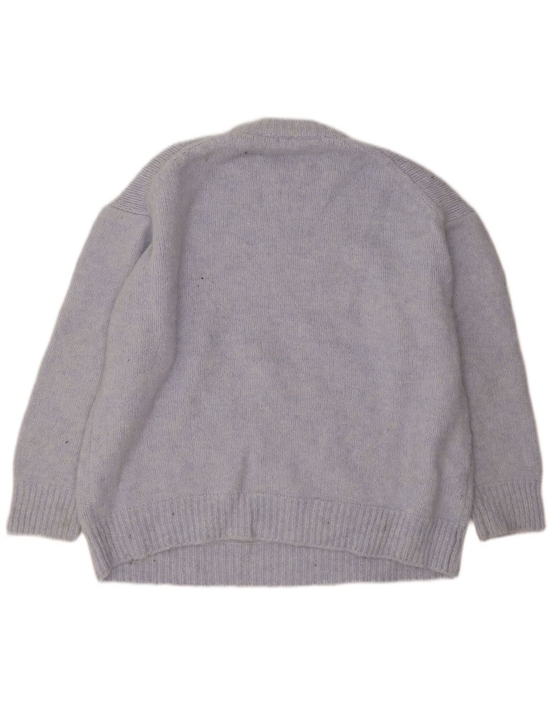 Zara ženski pulover s okruglim izrezom UK 18 XL plavi poliester