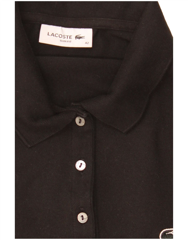 Lacoste ženska uska polo majica bez rukava veličina 40 srednje crna