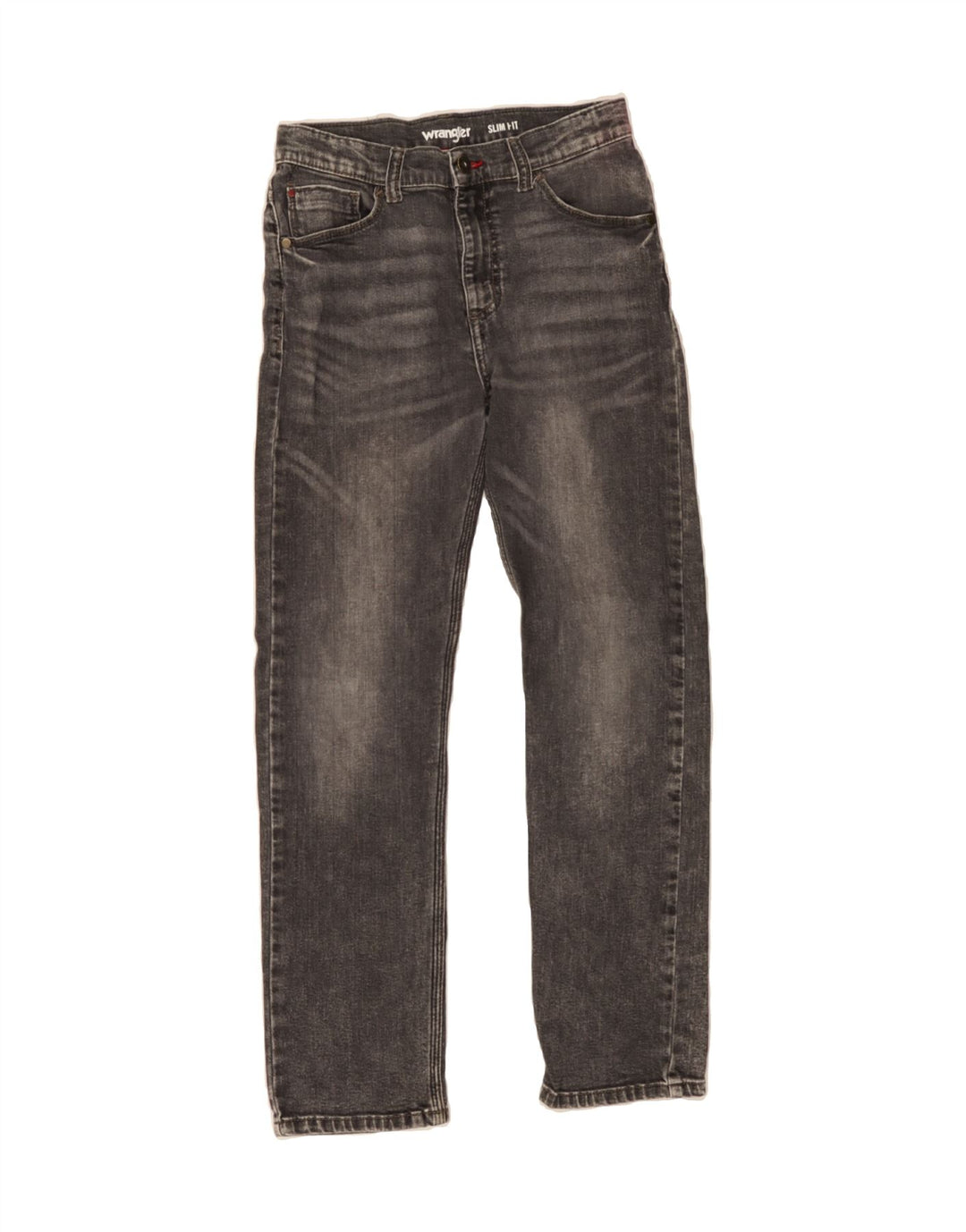 WRANGLER Boys Slim Jeans 15-16 Years W30 L27 Grey Vintage Wrangler and Second-Hand Wrangler from Messina Hembry 