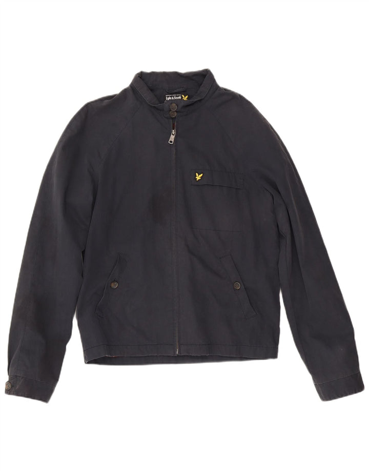 Muška bomber jakna Lyle & Scott UK 38 Srednje tamnoplavi pamuk