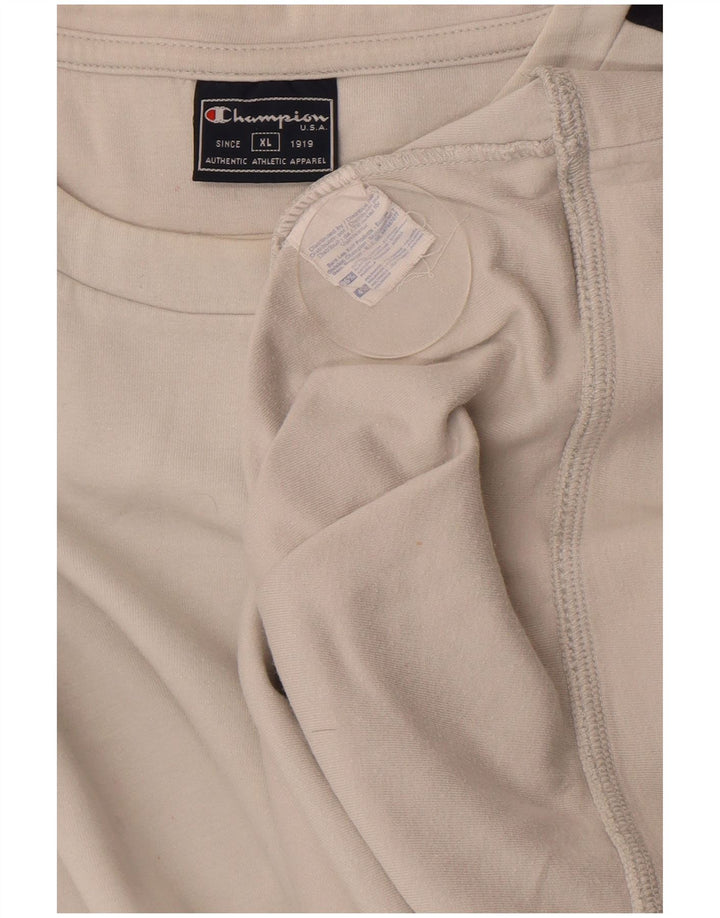 Champion muška majica s kratkim rukavima XL pamuk bijele boje