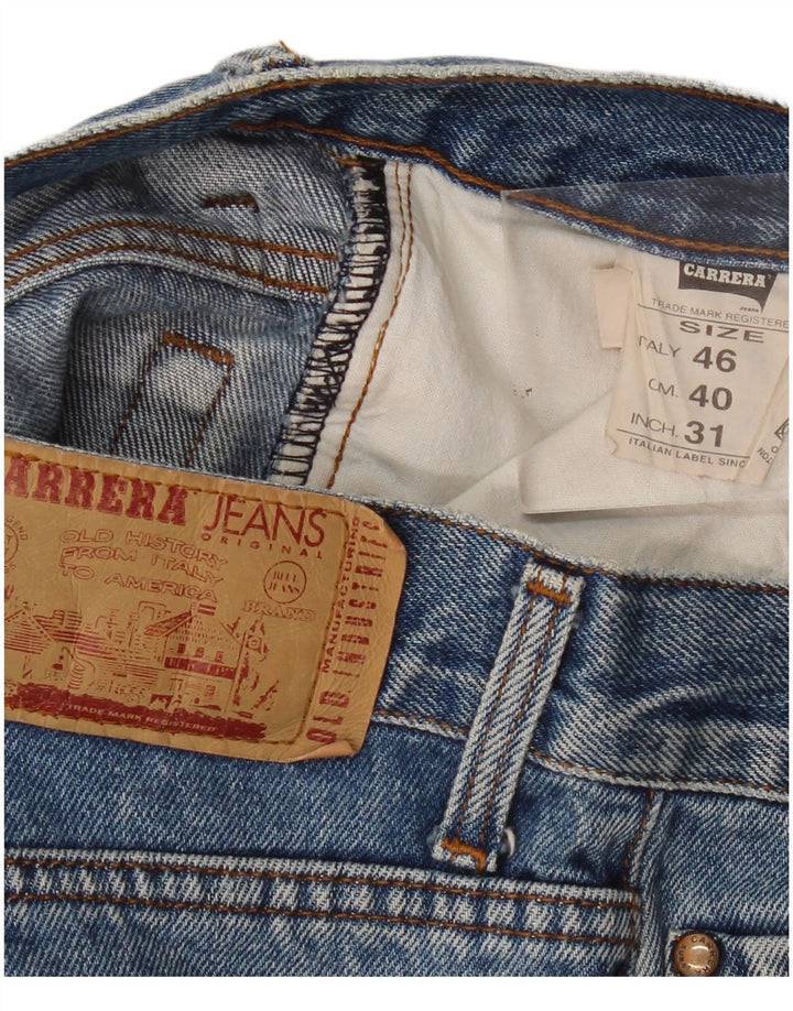 Carrera muške ravne traperice W31 L30 plavi pamuk