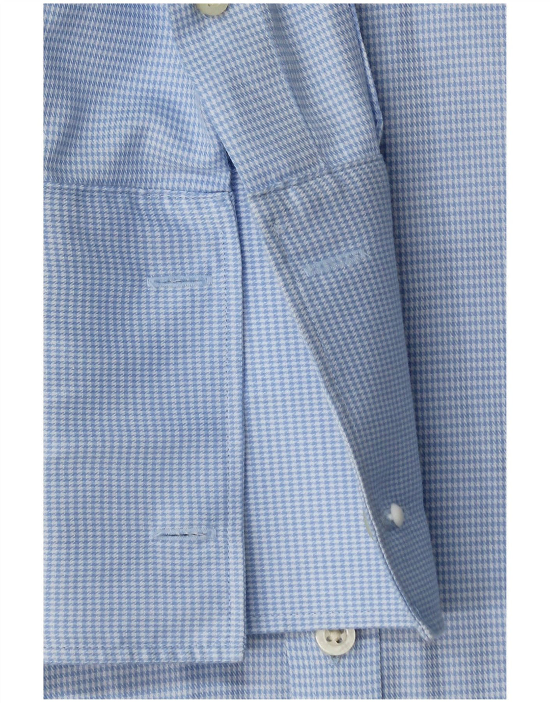 Moss 1851 muška svečana košulja uskog kroja, veličina 38 15 srednje plava, houndstooth