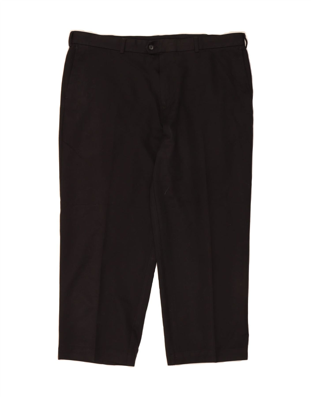 IZOD Mens Straight Suit Trousers W42 L30 Black Polyester Vintage Izod and Second-Hand Izod from Messina Hembry 