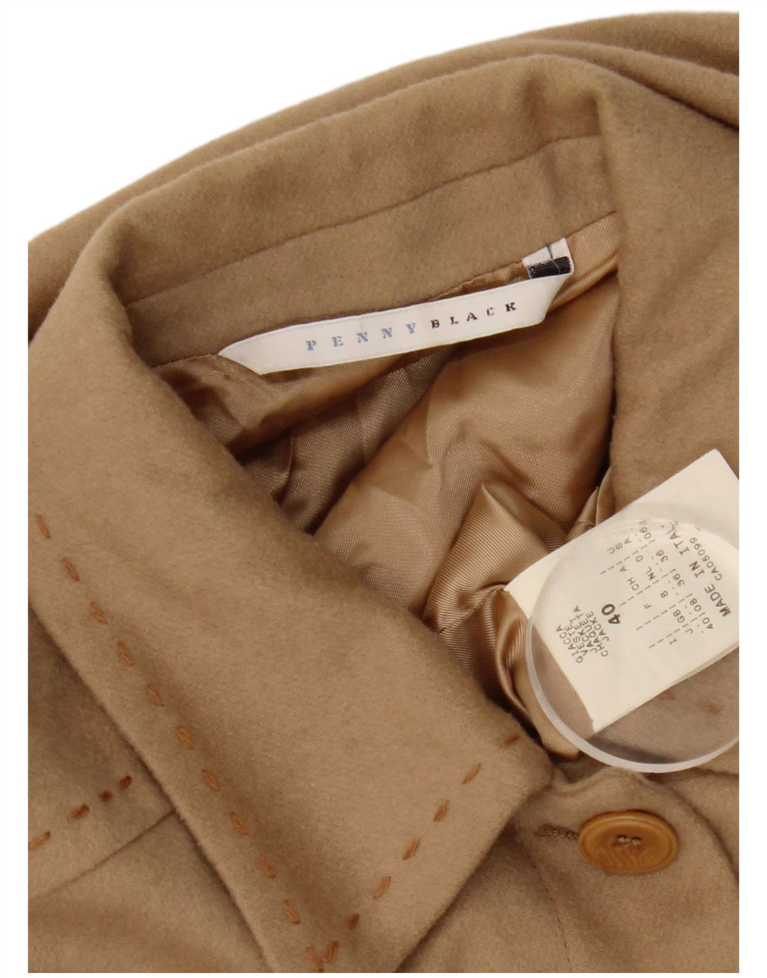 PENNY BLACK Ženska jakna sako UK 8 Mala bež vuna