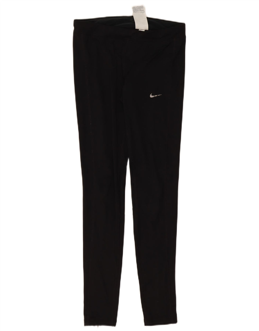 NIKE Ženske Dri Fit Leggings UK 12 Srednji crni poliester