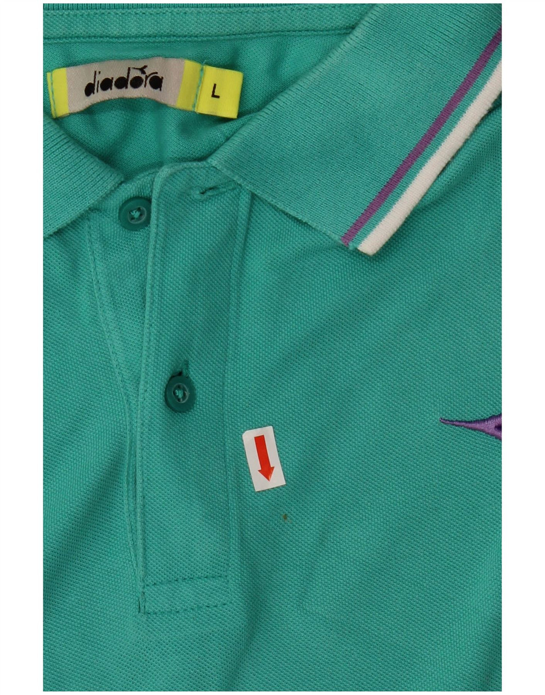 Diadora muška polo majica veliki tirkizni pamuk