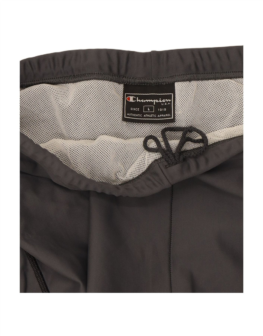 CHAMPION Womens Graphic Swimming Shorts UK 14 Large  Grey Polyamide