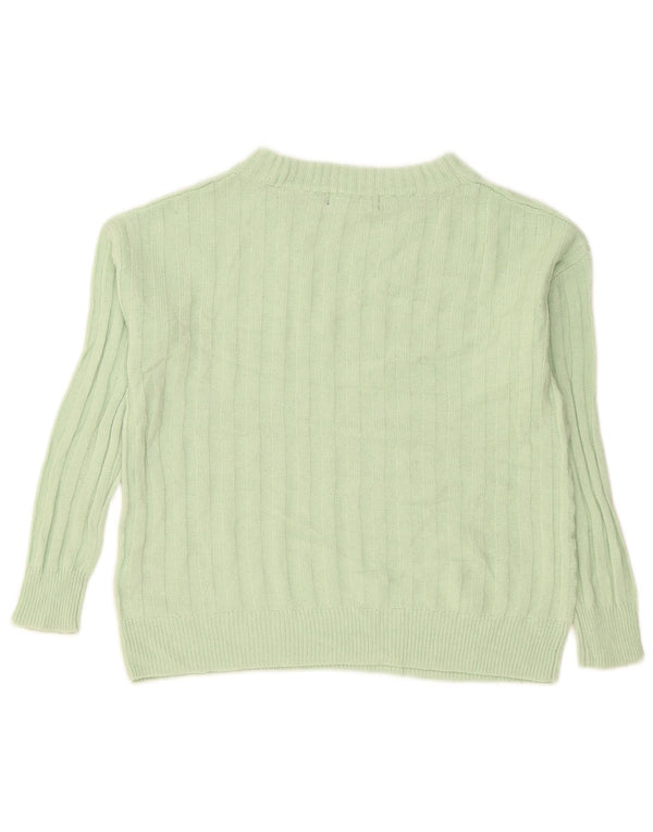 Marks & Spencer ženski pulover s velikim izrezom UK 10 Small Green