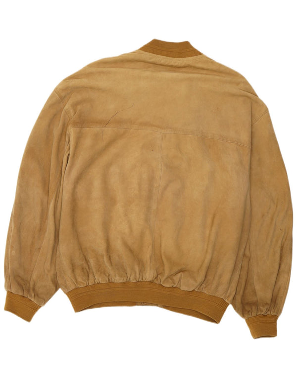 VINTAGE muška bomber jakna od brušene kože IT 52 XL bež koža