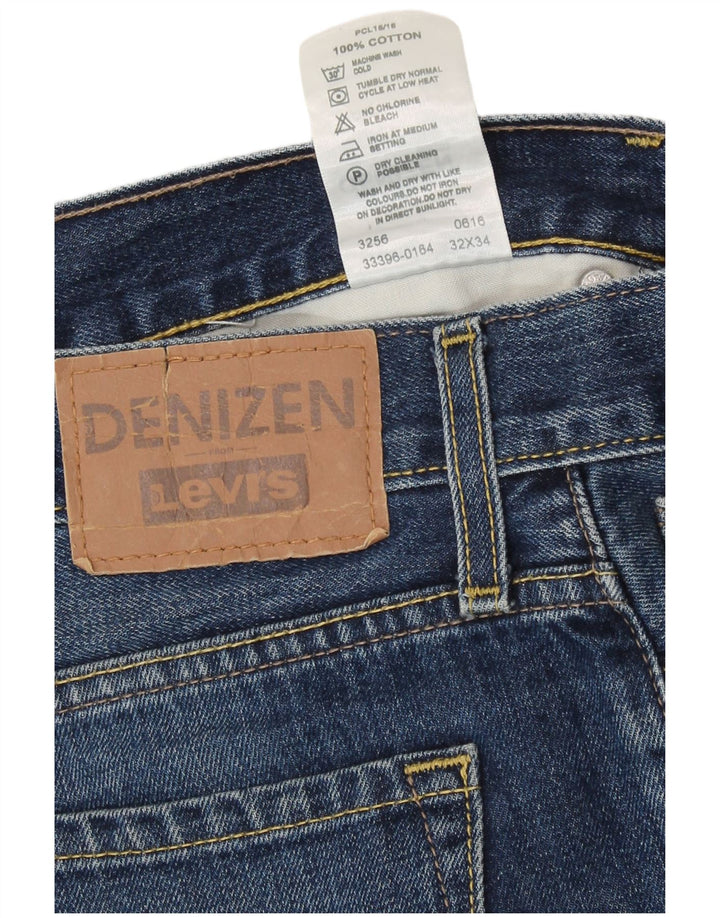 Levi's muške ravne traperice W32 L30 plavi pamuk