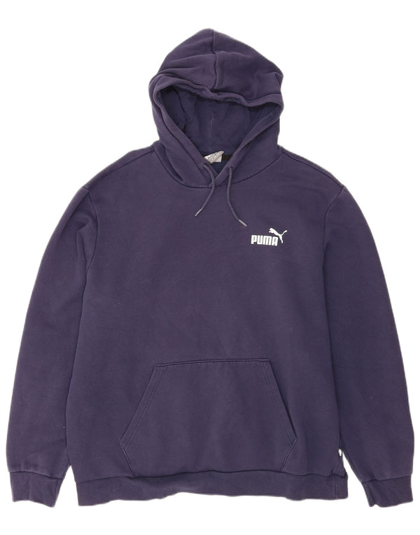 Puma muška majica s kapuljačom XL tamnoplavi pamuk