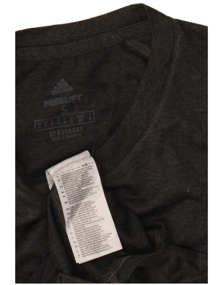 Adidas muška Aeroready majica kratkih rukava s malim sivim poliesterom